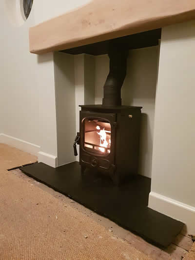 Customer supplied stove