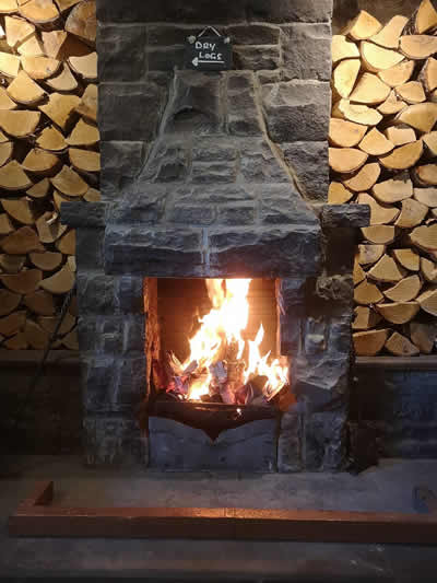 Traditional Stone Open Fire